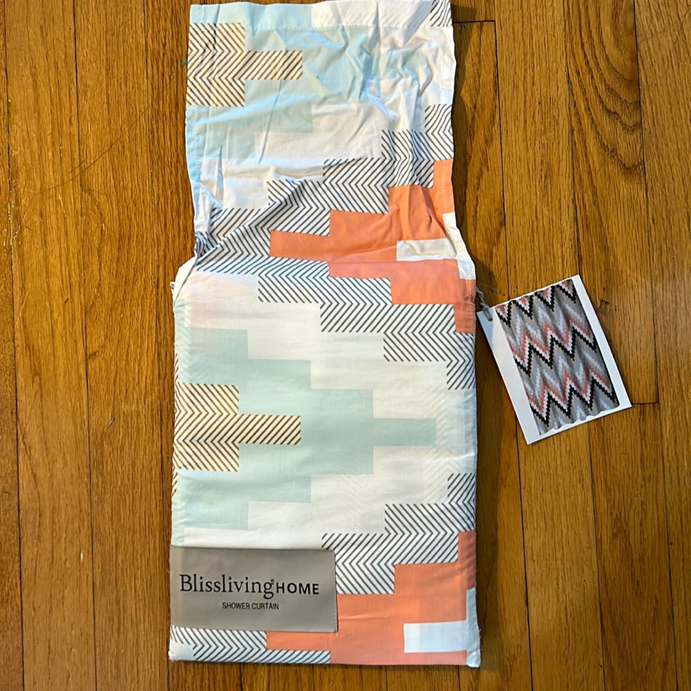 Shower Curtain- geometric pattern